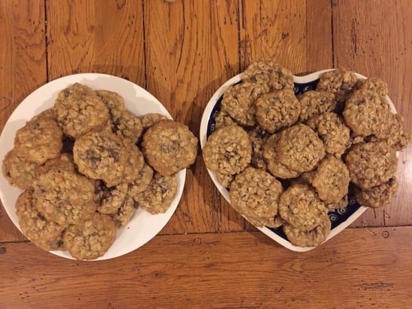 Oatmeal Raisin Nut Cookies